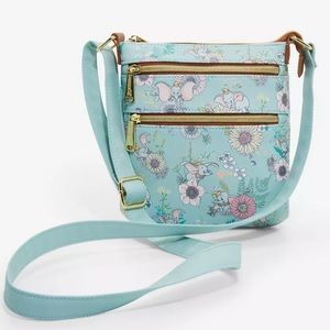 🐘🌸Loungefly Disney Dumbo Floral Allover Print Crossbody Bag🐘🌸